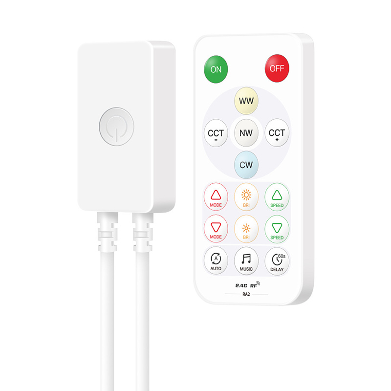 SP647E Bluetooth Music Simple Addressable CCT LED Controller With RF Remote, 600 Pixels
